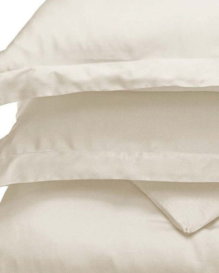 Ivory King Cotton Blend 300 Thread Count Washable Duvet Cover Set