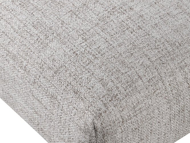 23" Gray Solid Wood And Fabric Upholstered Parsons Chair