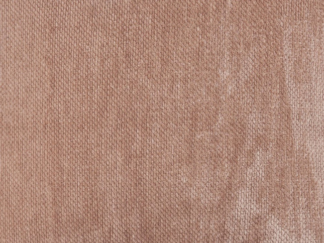 18" Blue Chenille Cube Pouf Ottoman