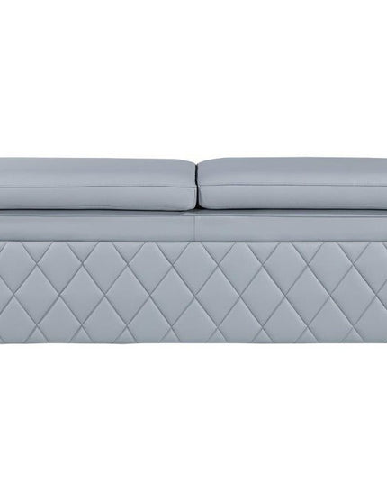 Three Piece Indoor Blue Five Person Seating Set