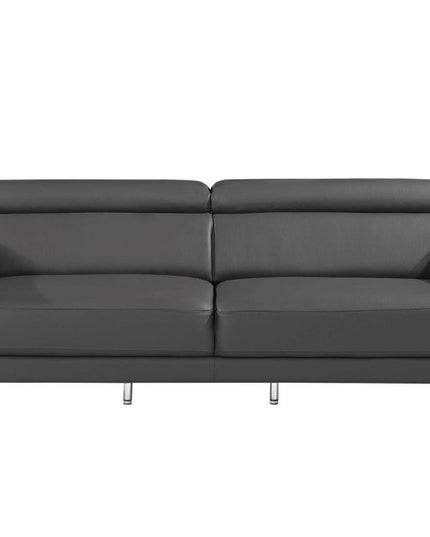 Two Piece Gray Four Person Seating Set