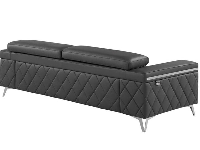 Two Piece Gray Four Person Seating Set