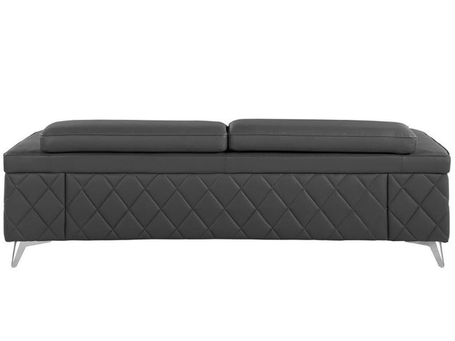 Two Piece Gray Four Person Seating Set