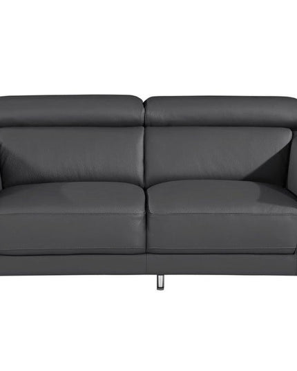 Two Piece Gray Four Person Seating Set