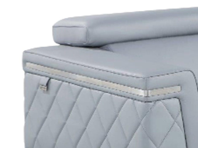 Two Piece Blue Four Person Seating Set