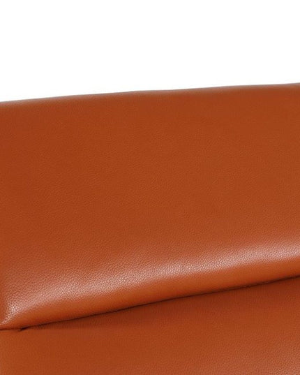 Camel Italian Leather Modular L Shaped Five Piece Corner Sectional