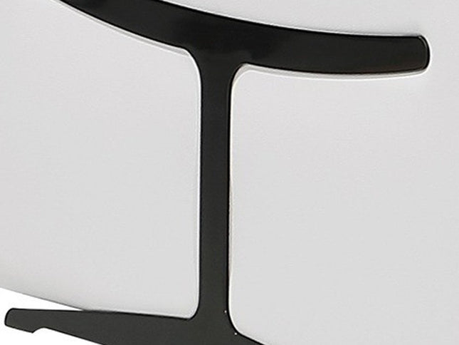 White Italian Leather Modular L Shaped Six Piece Corner Sectional With Console