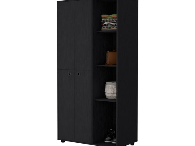 35" Black Drawer Dresser