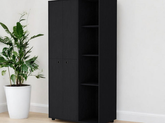 35" Black Drawer Dresser