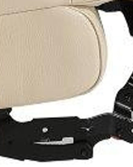 Beige Italian Leather Power Reclining Curved Six Piece Corner Sectional With Console