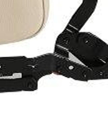 Beige Italian Leather Power Reclining Curved Seven Piece Corner Sectional With Console