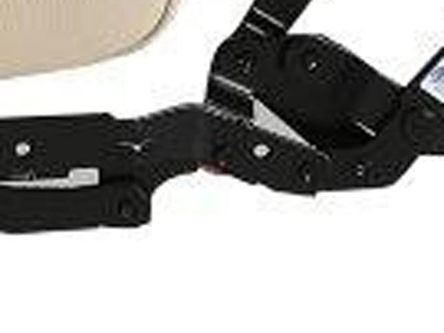 Beige Italian Leather Power Reclining Curved Seven Piece Corner Sectional With Console