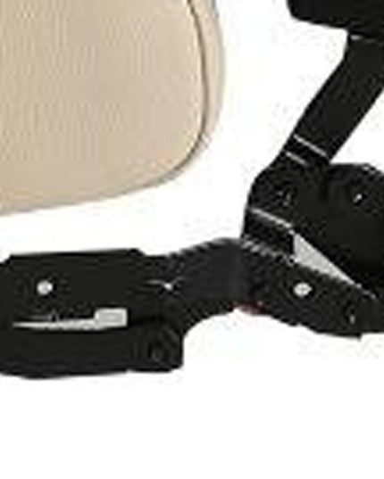 Beige Italian Leather Power Reclining Curved Seven Piece Corner Sectional With Console