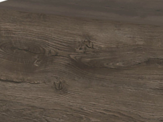 5" Brown Wood One Drawer Floating Nightstand