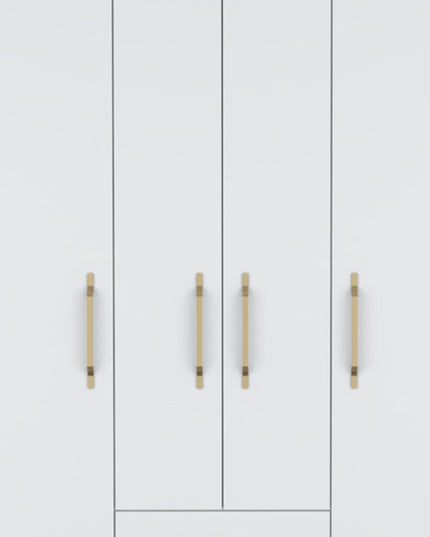 59" Black Two Drawer Combo Dresser