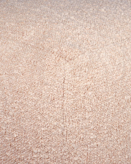 18" Taupe Polyester Cube Outdoor Pouf Ottoman