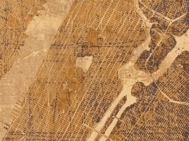 9' X 13' Yellow Abstract Non Skid Area Rug