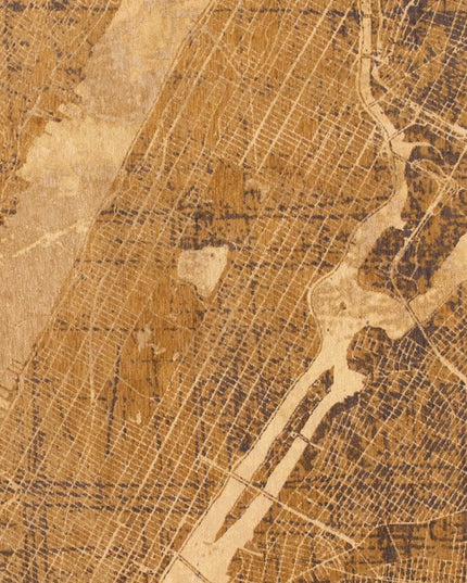 9' X 13' Yellow Abstract Non Skid Area Rug