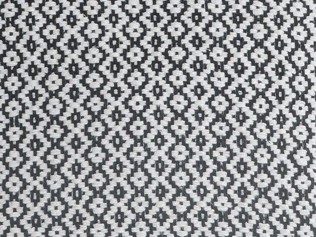 Set of Two Blue Chevron Cotton Throw Pillows