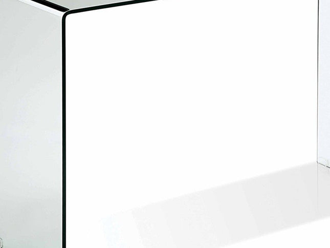 47" Clear Glass Block Console Table