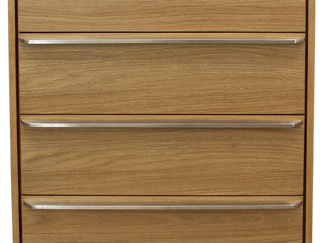 32" Natural Solid Wood Four Drawer Dresser