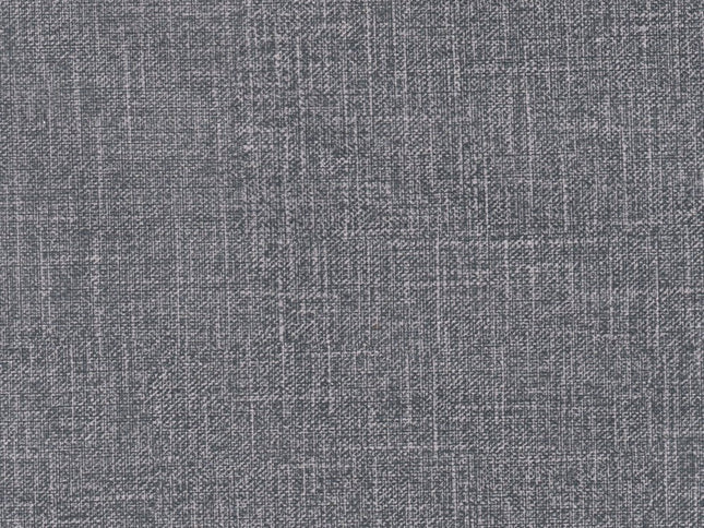 30" Slate Gray And Black Fabric And Steel Bar Height Bar Chair