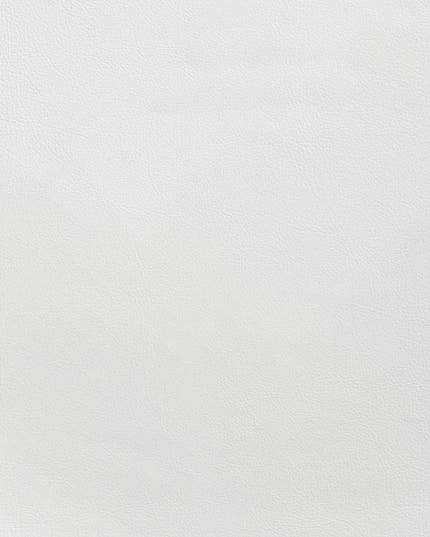 Set of Two 26" White And Gold Faux Leather And Steel Low Back Counter Height Bar Chairs