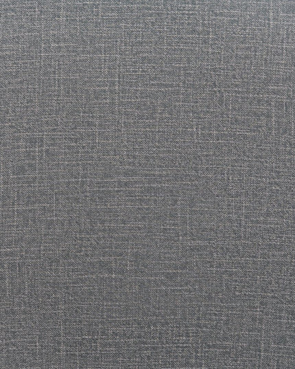 Set of Two 26" Slate Gray and Brown Faux Leather and Steel Counter Height Bar Chairs