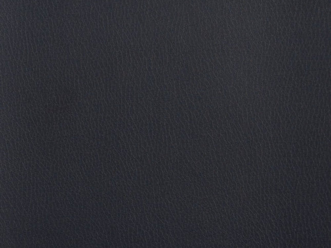 Set of Two 24" Black Faux Leather and Steel Counter Height Bar Chairs