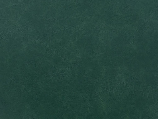 Set of Two 29" Green And Gold Faux Leather And Steel Bar Height Bar Chairs