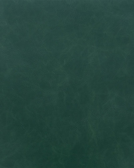 Set of Two 29" Green And Gold Faux Leather And Steel Bar Height Bar Chairs