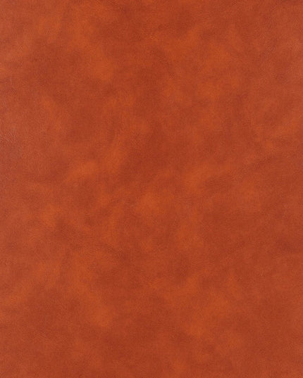 28" Brown And Gold Faux Leather And Faux Leather Swivel Arm Chair