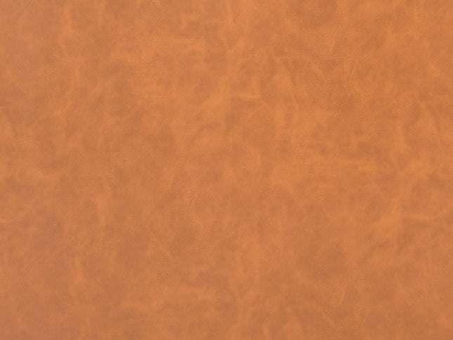 27" Brown And Gold Faux Leather And Faux Leather Arm Chair