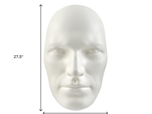 28" X 17" White People Handmade Resin Wall Decor