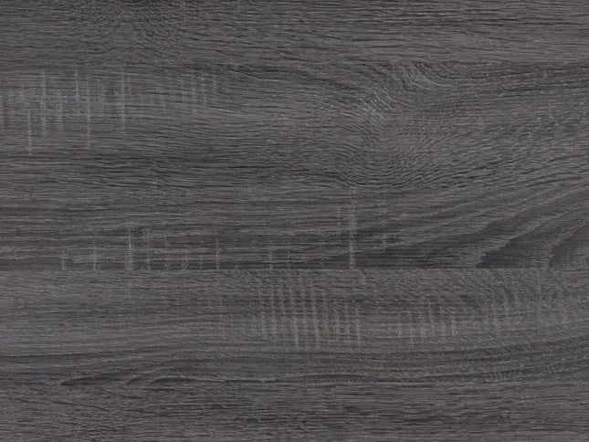 58" Black And Gray Wood Six Drawer Double Dresser