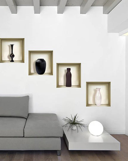 Set of Four Eve Faux Niche 3D Peel and Stick Wall Decals