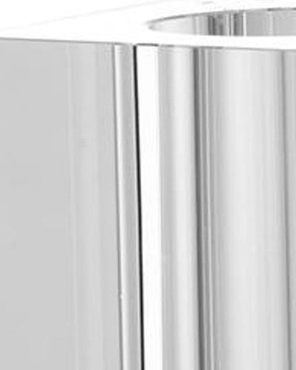 8" Clear Square Glass Table Vase