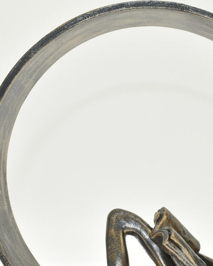 7" Pewter Resin Man Tabletop Sculpture