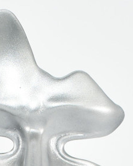 6" Silver Resin Tabletop Sculpture