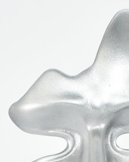 6" Silver Resin Tabletop Sculpture