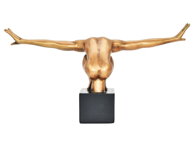 4" Bronze Resin Man Tabletop Sculpture