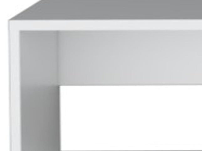 59" White Floating Mount TV Stand