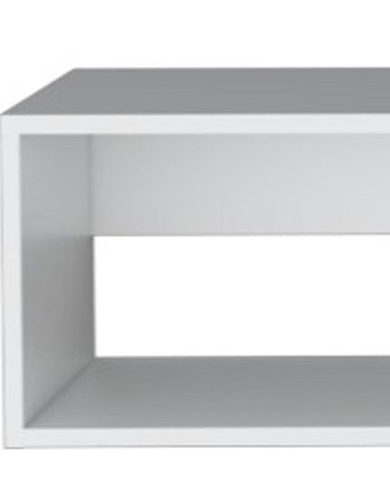 59" White Floating Mount TV Stand