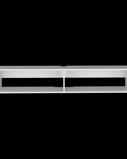 59" White Floating Mount TV Stand