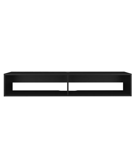 59" Black Floating Mount TV Stand
