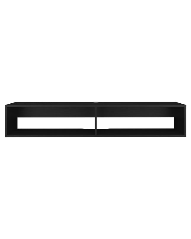 59" Black Floating Mount TV Stand