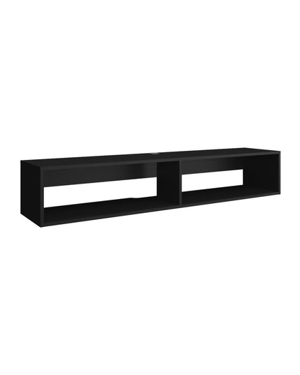 59" Black Floating Mount TV Stand