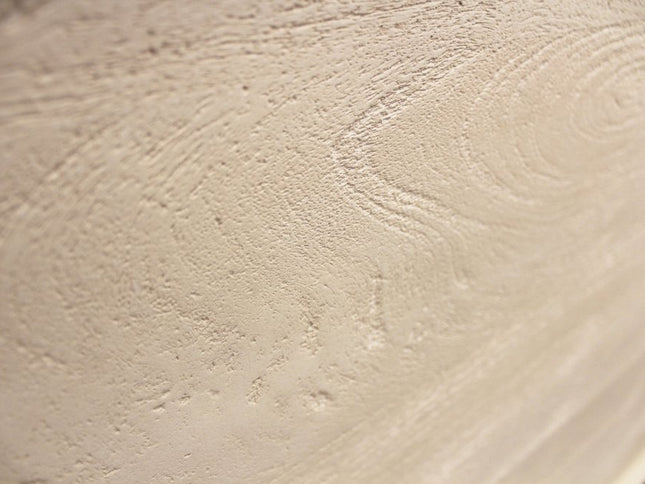 24" Natural Solid Wood Ribbed Texture One Drawer Nightstand