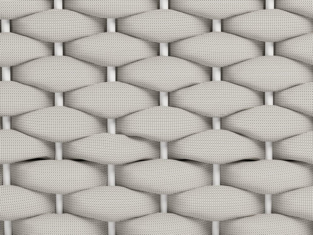 64" Gray Polypropylene Olefin Sofa