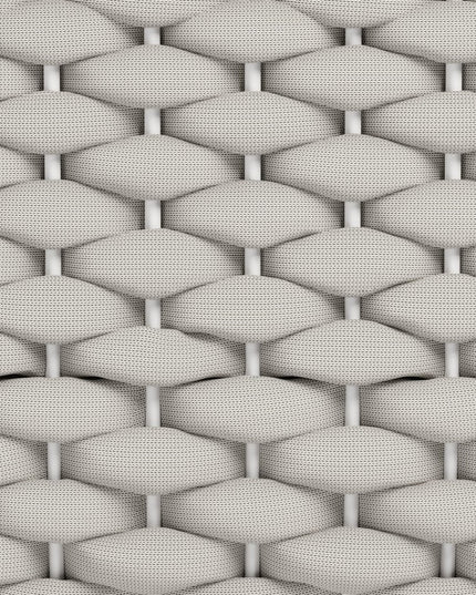 64" Gray Polypropylene Olefin Sofa